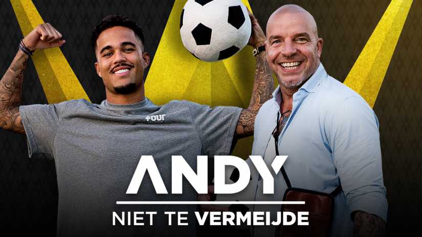 Andy van der Meijde voor Videoland-serie op bezoek bij voetballers