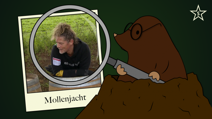 Mollenjacht: Waarom draait Tygo die tonnen om en kan je nog punten op hem inzetten?