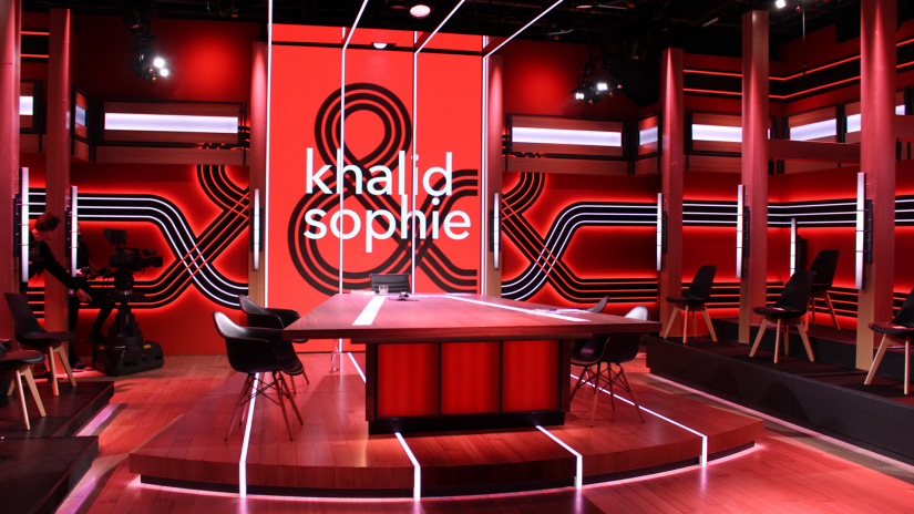 Vanavond op tv: Khalid Kasem en Sophie Hilbrand beginnen aan nieuwe talkshow